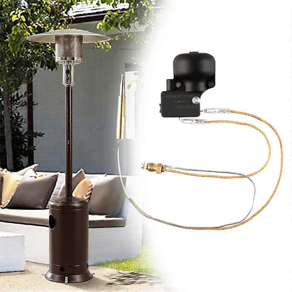 2 stk. termoelement og vippebryter egnet for utendørs terrassevarmer, egnet vintersensor-sett for termoelement