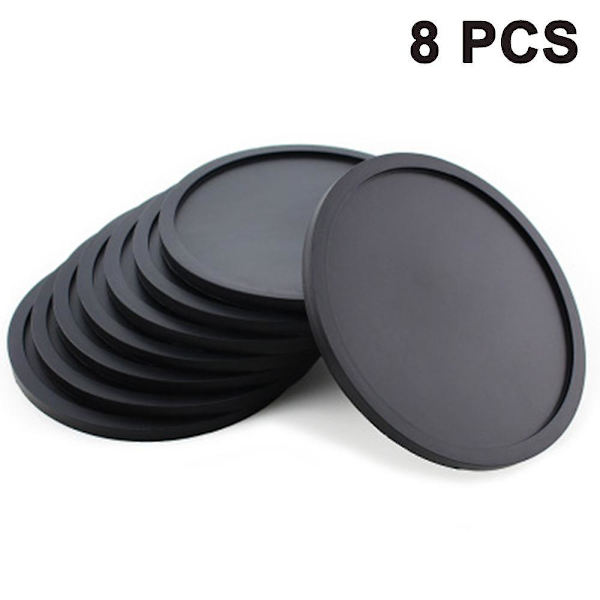 8 stk. Silikon Underlag BPA-fri Silikon Anti-slip Underlag Glas Underlag Til Bar, Stue, Køkken, Kontor, Kaffe Kopper, Tekopper
