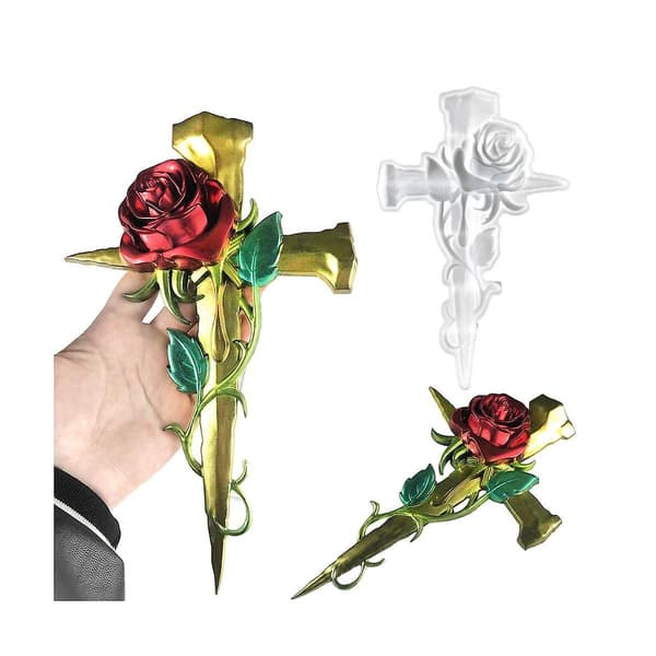 DIY Rose Resin Krystal Silikoneforme til Epoxy Håndlavede Hjemmeværktøjer