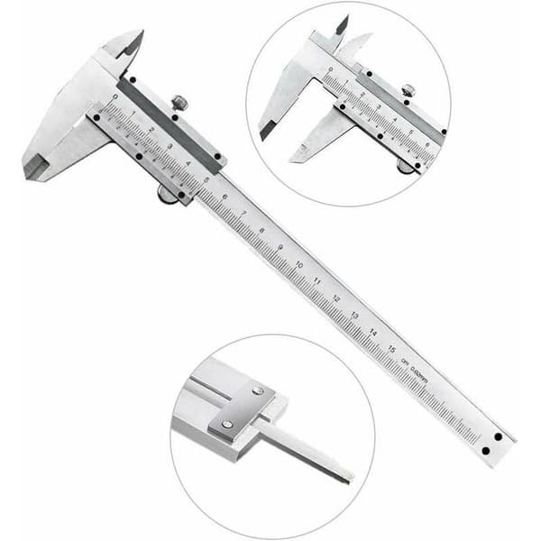 Professionel rustfri stål skydelære 150 mm præcision digital rustfri stål mikrometer skydelære værktøj
