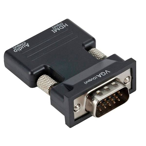 Hona till VGA-kontakt med ljudadapter, stöder 1080p-signalutgång