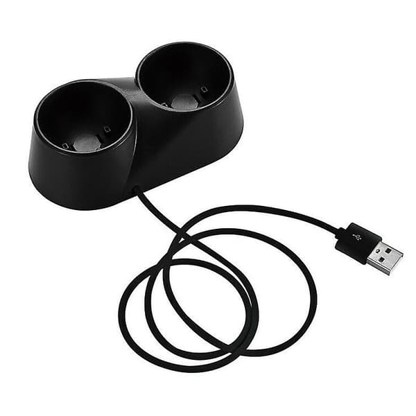 PS4 VR-kontroller dobbel ladestasjon for PlayStation Move-håndtak