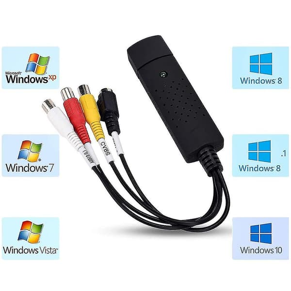 USB Audio Capture Adapter VHS VCR TV til DVD Konverter Digital Video