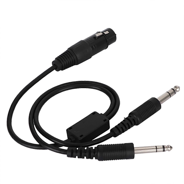 Airbus XLR - GA Dual Plug 5 Pin -kuulokemikrofonisovitinjohto, ilmailukuulokekaapeli
