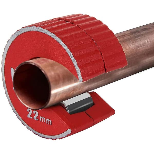 2 stk 15mm & 22mm Kobberrørskutter Mini Auto Rørskjæringsverktøy Sinklegering Rørskutter For Kapping