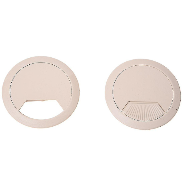5 stk. 70 mm Dia Runde Kabelgennemføringer til Computerbord
