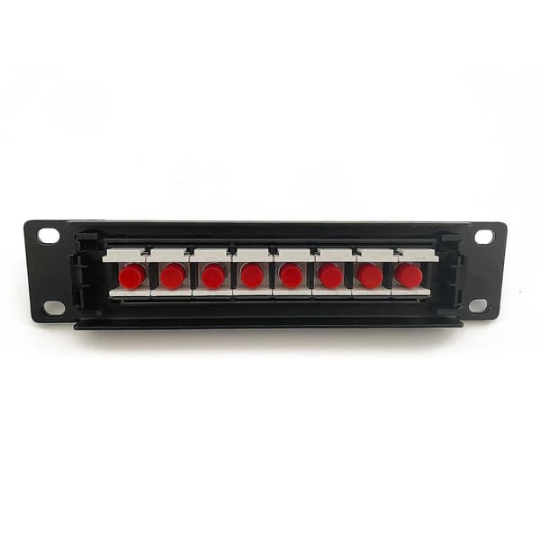 8 Port til FC Vægmonteret Patch Panel 10G Support 1U Netværks Patch Panel UTP 19-tommer