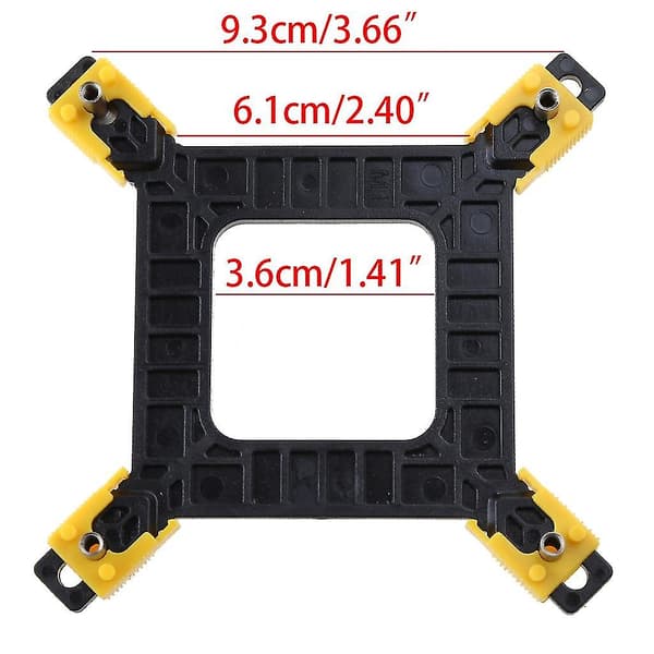 CPU-kylare Bracket CPU-bakplatta Desktop Bakplatta Kylare Bracket för 775/1155