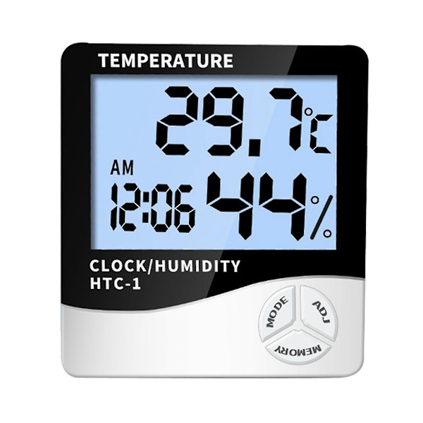 Temperatur- og fugtighedsmåler Dedikeret elektronisk display Termometer Hjem Indendørs Vægdisplay Re
