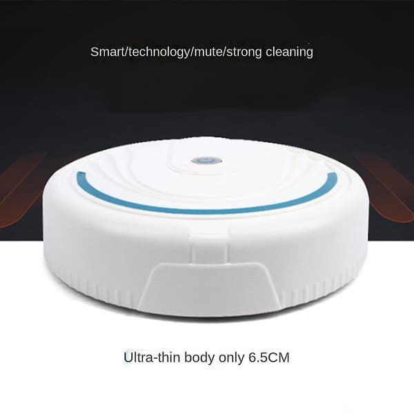 Laddningsbar Smart Robotdammsugare Smart Sopning Stark Sugkraft Dammsugare Robot(