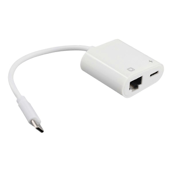 Type C OTG Ethernet -sovitin USB C - RJ45 Ethernet LAN -verkkokaapelisovitin 100Mbs Type C -mobiililaitteille