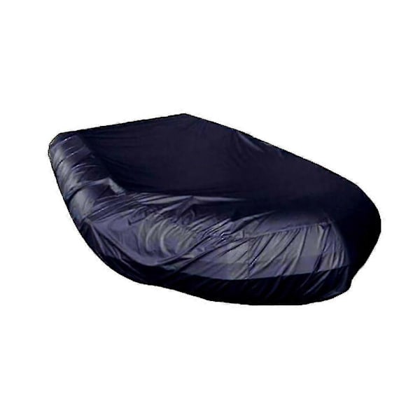 Uppblåsbar Båtkapell, Vattentålig Dammtät Snötät Gummibåtskapell, Marin Polyester Canvas Bogserbar Kajak Fiske Jolle Svart