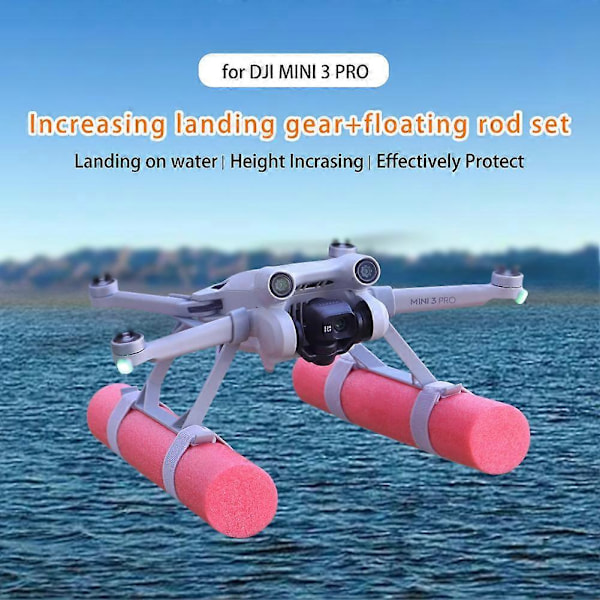 Landningsställ Flytande Vattenkit för DJI Mini 4 Pro/Mini 3/Mini 3 Pro Träning Dämpningsutrustning Expansionsben Mini Drönare Tillbehör Fjärrkontroll Leksakstillbehör