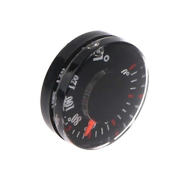 1 st Mini Rund Diameter 20mm Utomhus Vattentät Plast Cirkulär Bil Termometer Pekare Grader Fahrenheit Termometer
