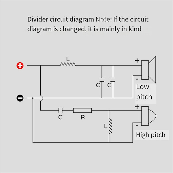 200W 2-tie HiFi-kaiutin taajuusjakajat 2830Hz Aurelia-kaiuttimille Audio Crossover-suodatin Koti T