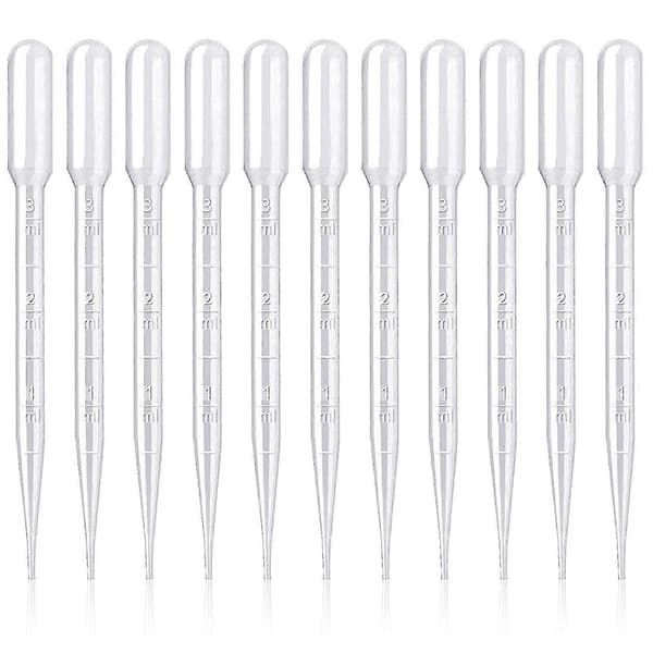 200 stk. plastpipetter 3 ml for laboratorieeksperiment