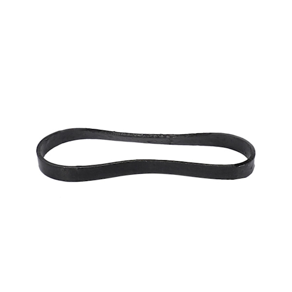 500 st svarta elastiska gummiband för hår, present till kvinnor