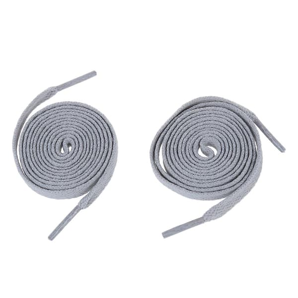 Sko snørebånd i plastik 52,4 cm lange, flade og brede - 2 stk.
