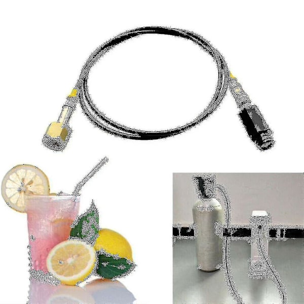 Højtryks Slange Adapter Til Sodastream Maskine G5/8 Cga320 W21.8 Co2 Tank (Størrelse: Til W21.8) -hy