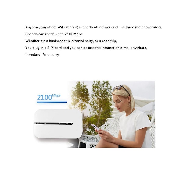 4g Lte Trådløs Router 150mbps Wifi3 Bærbar Modem Mobil Wifi Mifi Trådløs Router Trådløs Bredbånd