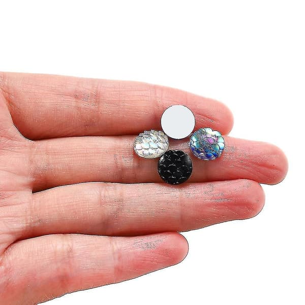 Fiskeskjell Cabochons (50 stk/8mm)