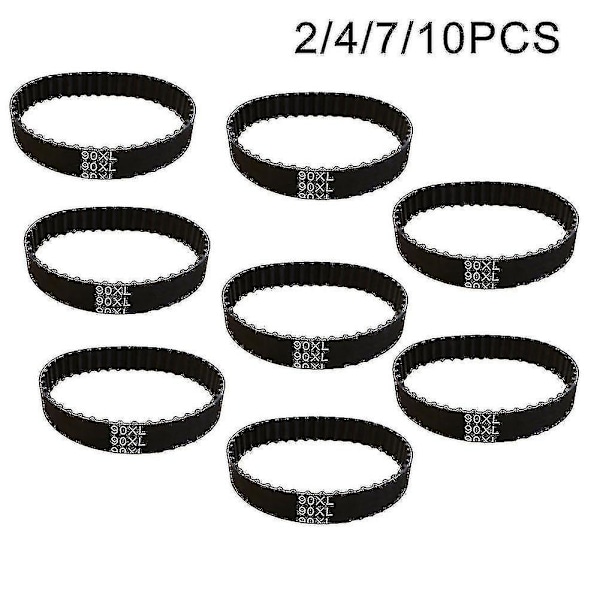 2/4 stk. Planer Drivrems 914592 til Black Decker Dn75 Dn750 Kw750 Sr600 Sr600 Dn75 Sort Gummirems2