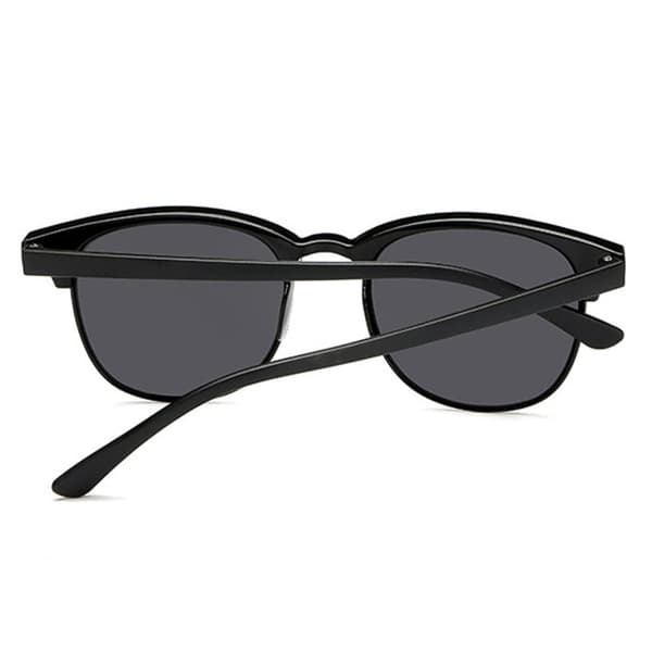 Black Clubmaster Sunglasses Dark Lens