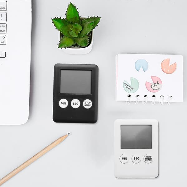 Digital Kökstimer, 4 Stycken Köksväckarklocka med Alarm Påminnelsefunktion, Timer Magnetisk Eg
