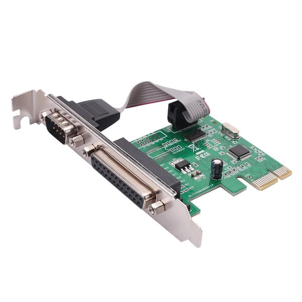 RS232 -232 Seriel Port & DB25 Printer Parallel Port til PCI-E PCI Kort Adapter Konverter WCH382L Chi