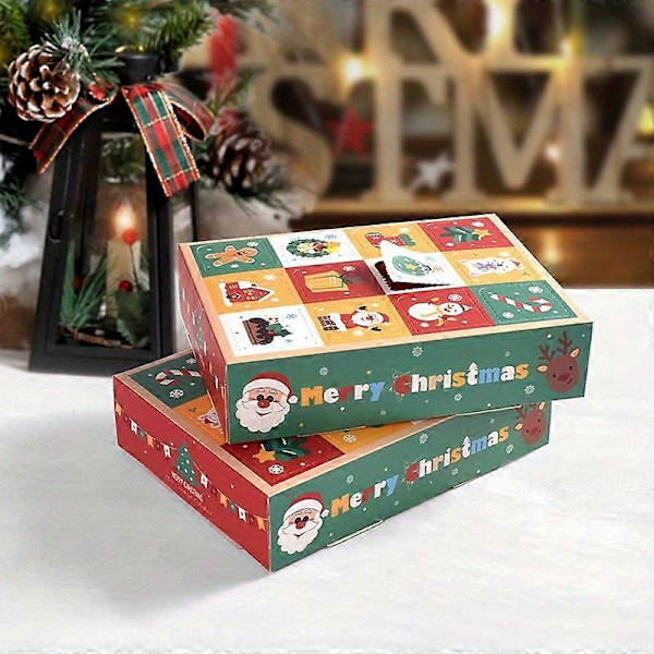 Barsinfi 5 stk Morsomme Jule Blindboks Tomme Bokser Poke Musikk Hjemmelaget Overraskelsesgave Navidad Juledekorasjoner Julefestgaver Merkelig Greier Che