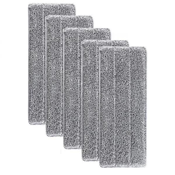 Mikrofiber moppepude, erstatningsbetræk, moppehoved til flade mopper, 33 x 12 mm