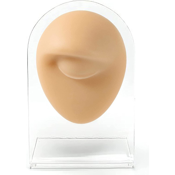 Akupunktur Mannequin Simulations Smykke Display Undervisningsværktøj (øjne) Blød Silikone Fleksibel Model