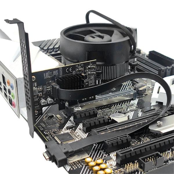 USB3.2 Laajennuskortti GEN2X2 20Gbps PCIE 4X Adapteri TYPE-C Etu A-KEY/TYPE-E