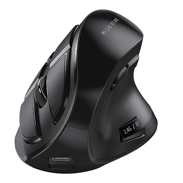 Bluetooth Vertikal Trådlös Mus Uppladdningsbar Usb Trådlös Mus Ergonomisk Mus För Pc Tablet La