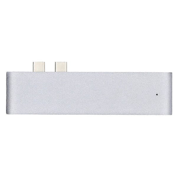 7-in-1 Type-C Teräväpiirto 4K Kortinlukija Hub Adapteri USB3.1 Telakointiasema