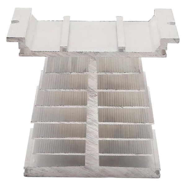 10A-120A Solid State Relæ SSR da AA DD Aluminium Finner Enkeltfaset Aluminium Køleplade Dissipation Radiator Skinne Montering