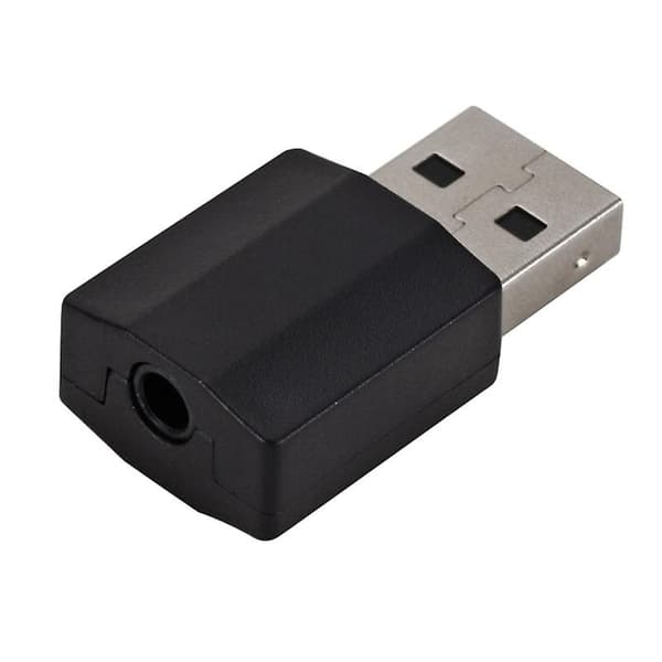2 i 1 USB Bluetooth-kompatibel 5.0 Audio Transmitter Receiver Adapter til TV/Bil/Computer JIKAIX