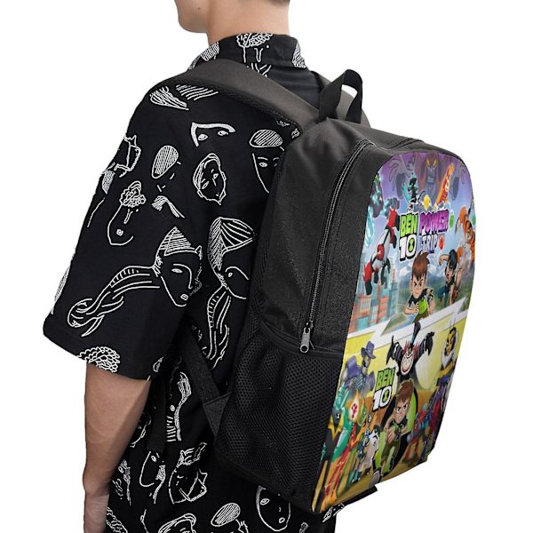 Ben 10 Tennyson axelväska  Skolväska  Multifunktionell laptopryggsäck