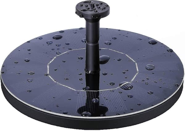 Solcellsdriven fågelbadsfountain, 1.4w Bärbar Nedsänkbar Gratis