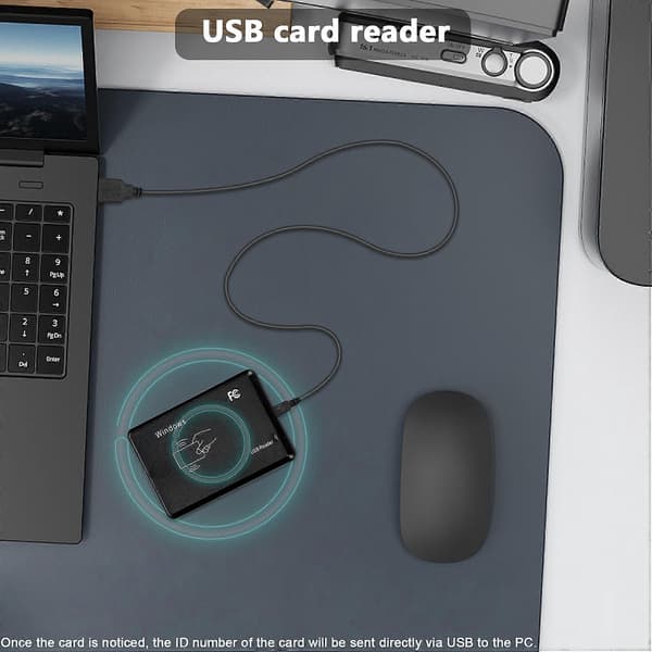 USB RFID Skrivebords ID Kortleser Kontaktløs Kortleser