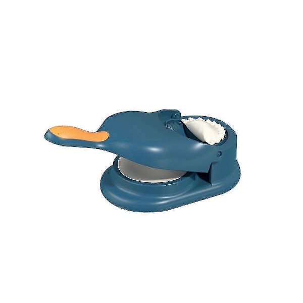 Verktyg för Dumplings Tryck Dumpling Skin Tool Manuell Rullande Deg För Att Göra Dumplings Dumplingform Blå