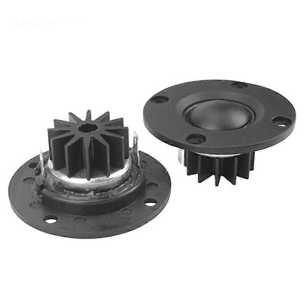 Diskanttikaiutin 6 Ohm 30W Hifi Pehmeä Kupoli Silkki Kalvo Diskanttikaiutin Neodyymi Hammasjäähdytin 2