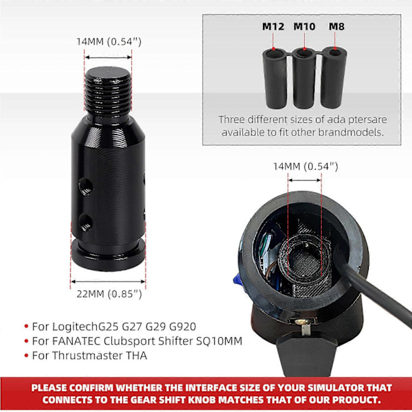 Gear Shift Knob til Scania Lastbil ATS ETS HShifter til Logitech G25 G27 G29