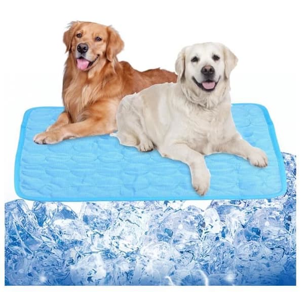 Kølemåtte - 100 x 70 cm - Stor - Selvkølende materiale - Til hunde og katte