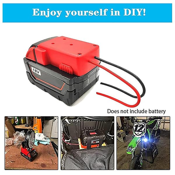 Power Wheel Adapter Batteri18V til Power Wheels Adapter Adapter Dock Batteri Adapter 18V