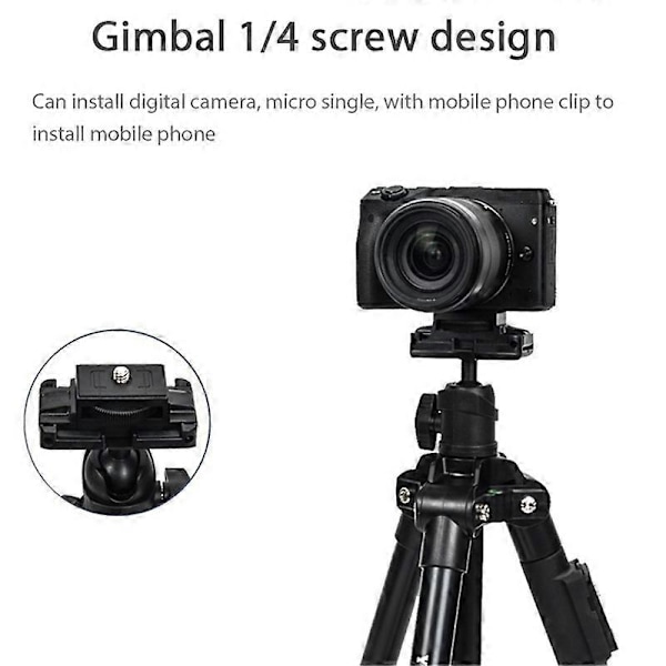 YUNTENG 6109 Kamera Overhead Shot Tripod Universal Mobiltelefon Live Broadcast Beslag
