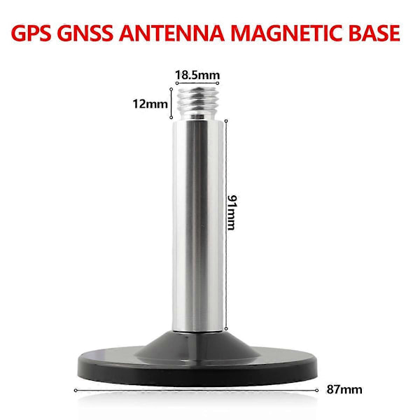 GPS GNSS Antenne Magnetisk Base Montering 5/8-11 Gevind Højpræcisions Modstandsdygtighed Oxidation Modstandsdygtighed Adapter