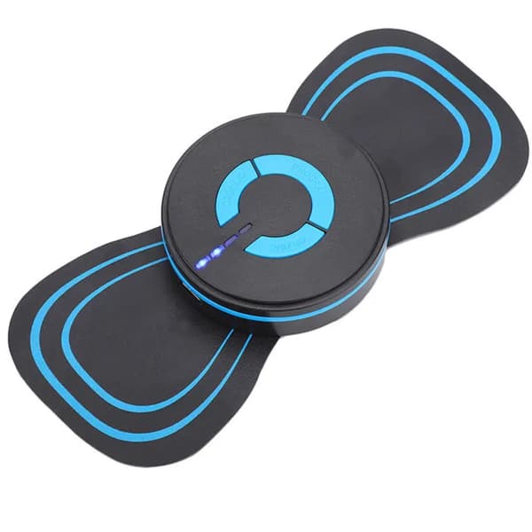 Mini EMS Nakkemassageplaster - Genopladelig Muskelstimulering - Velegnet til Smertelindring