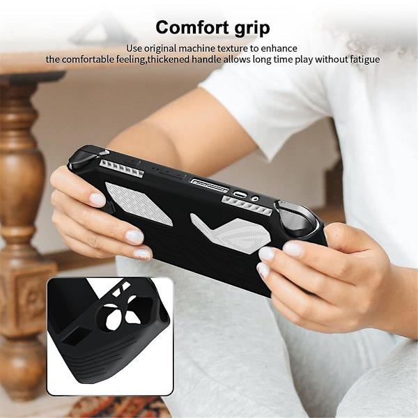 Skyddande fodral för Ally Handheld Full Cover, Ally Gaming Console Anti-Fall Silikonfodral, Svart
