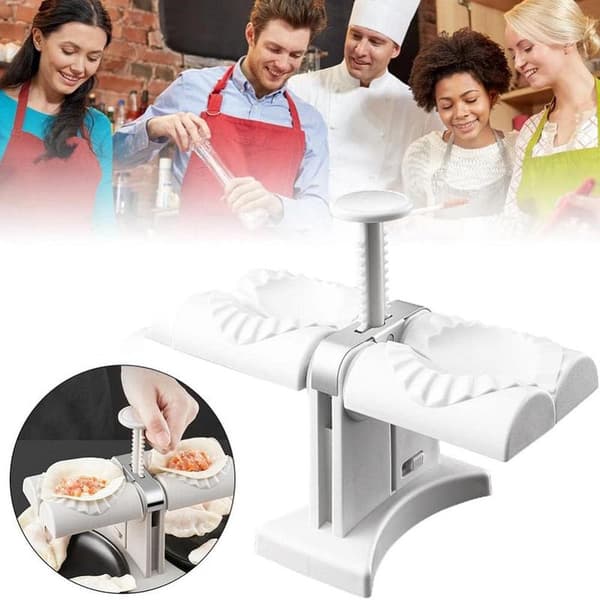 Ravioli Dough Knot Machine Automatic Empanada Pierogi Maker, Dough Bag Former, Ravioli Mold for Home, Kitchen Accessories